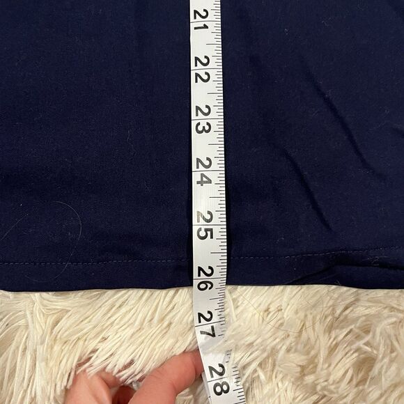 Figs Technical Collection Scrub Top Large Navy Blue Casma 3 Pocket Top - Picture 4 of 10